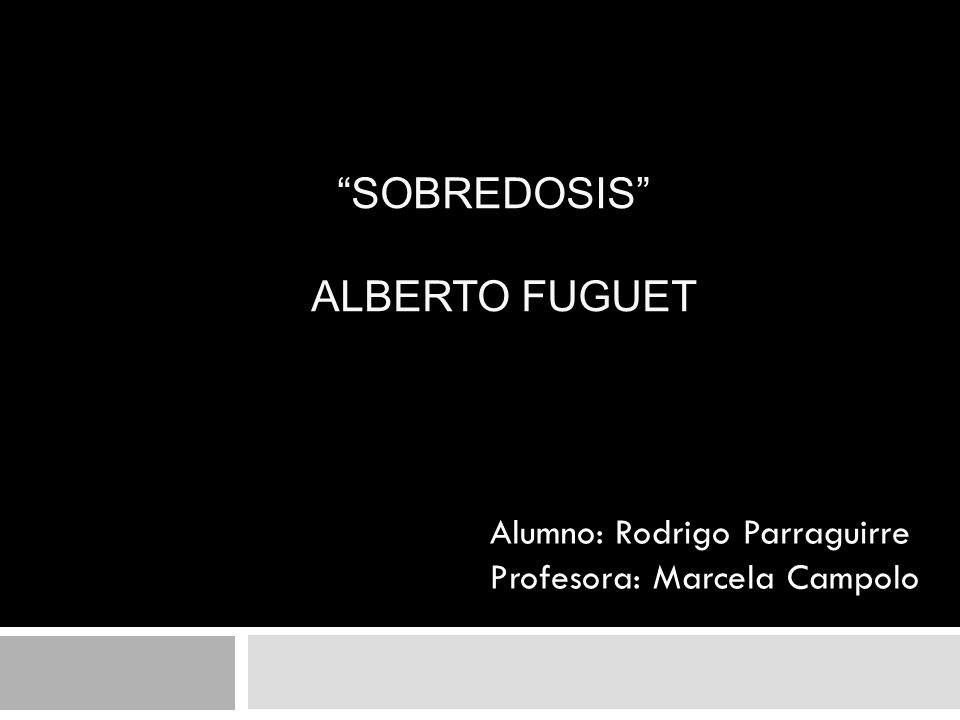 Alberto Fuguet Sobredosis Download